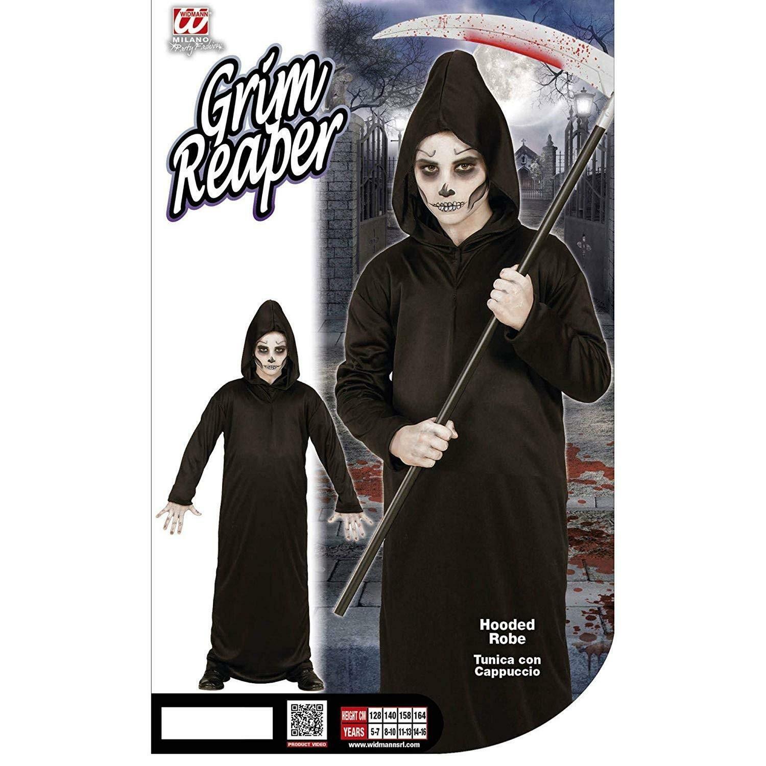 widmann costume grim reaper anni 8/10 - 140 cm