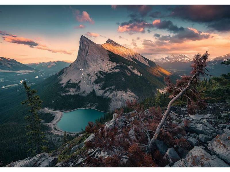ravensburger puzzle 1000 pz tramonto in montagna