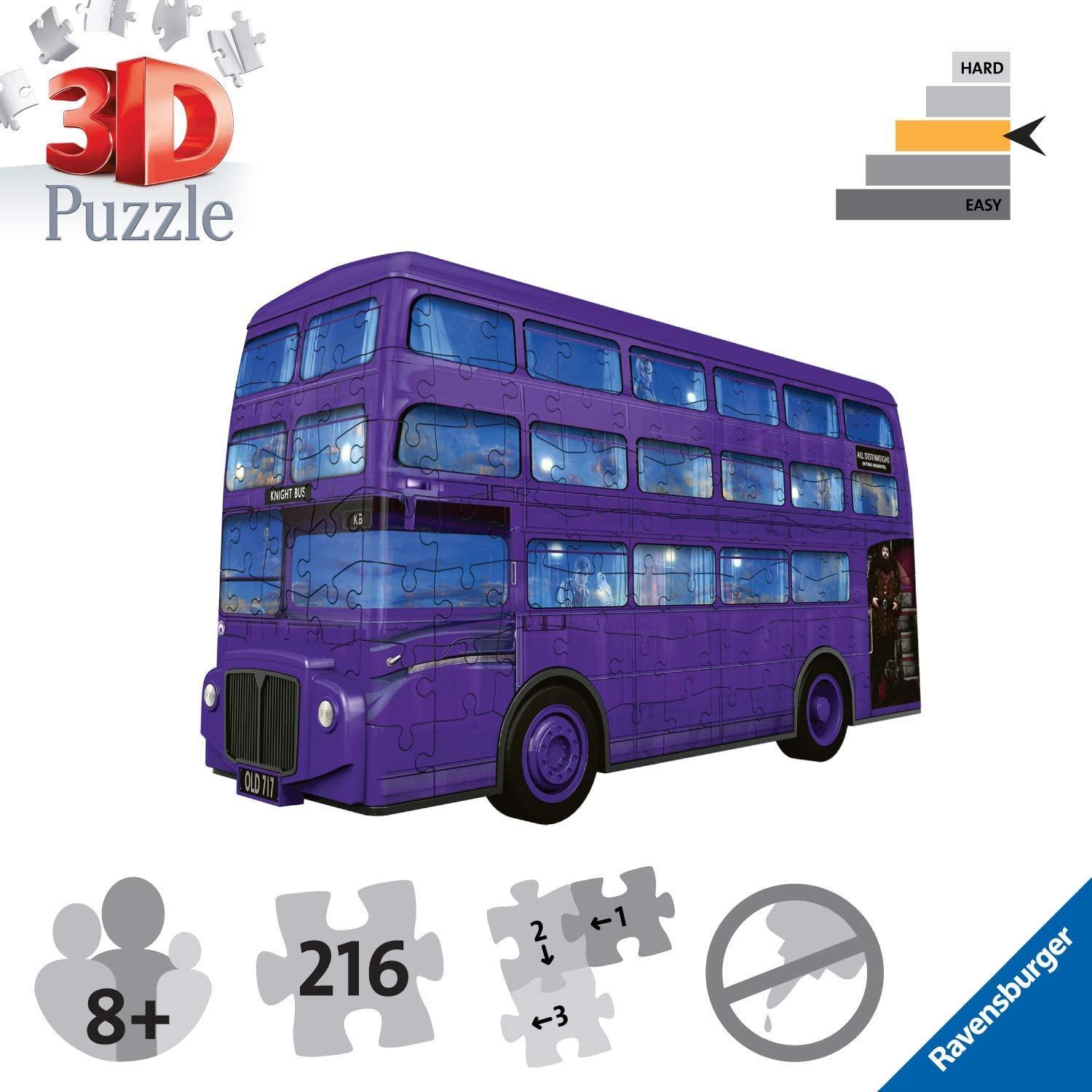 ravensburger 3d puzzle 216 pz london bus harry potter