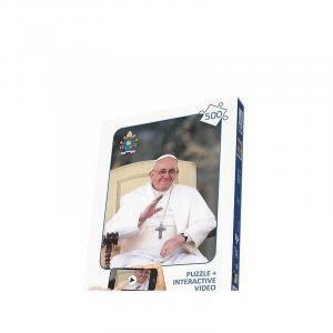 Puzzle 500 pezzi interattivo - papa francesco 51008