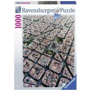 Puzzle 1000 pz barcellona dallalto