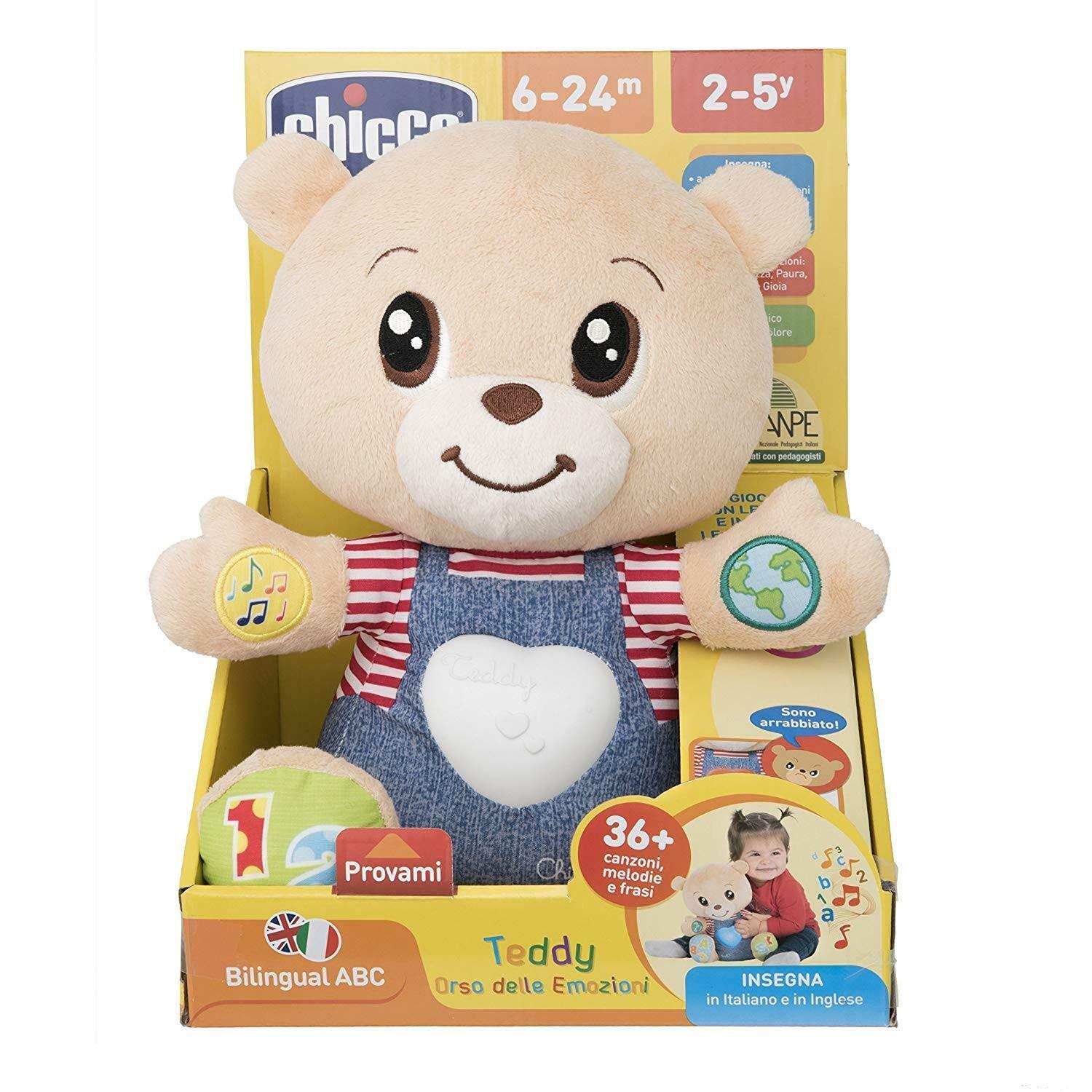 chicco gioco abc teddy orso emozioni