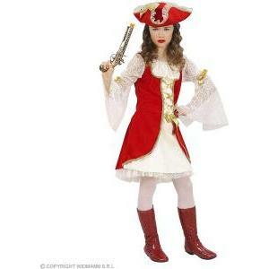 Costume capitano pirata taglia 5/7 anni