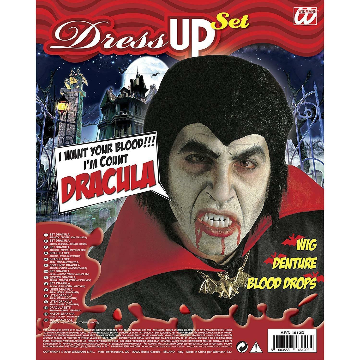 widmann set travestimento dracula