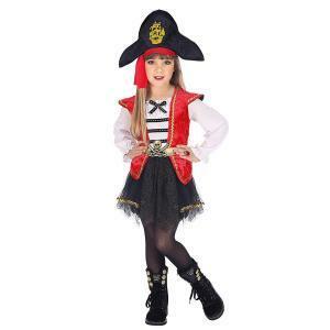 Costume capitano pirata taglia 4/5 anni