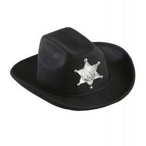 Cappello cowboy feltro nero