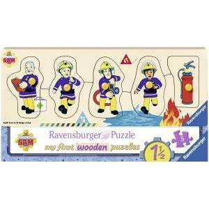 Puzzle in legno 5 pz sam il pompiere