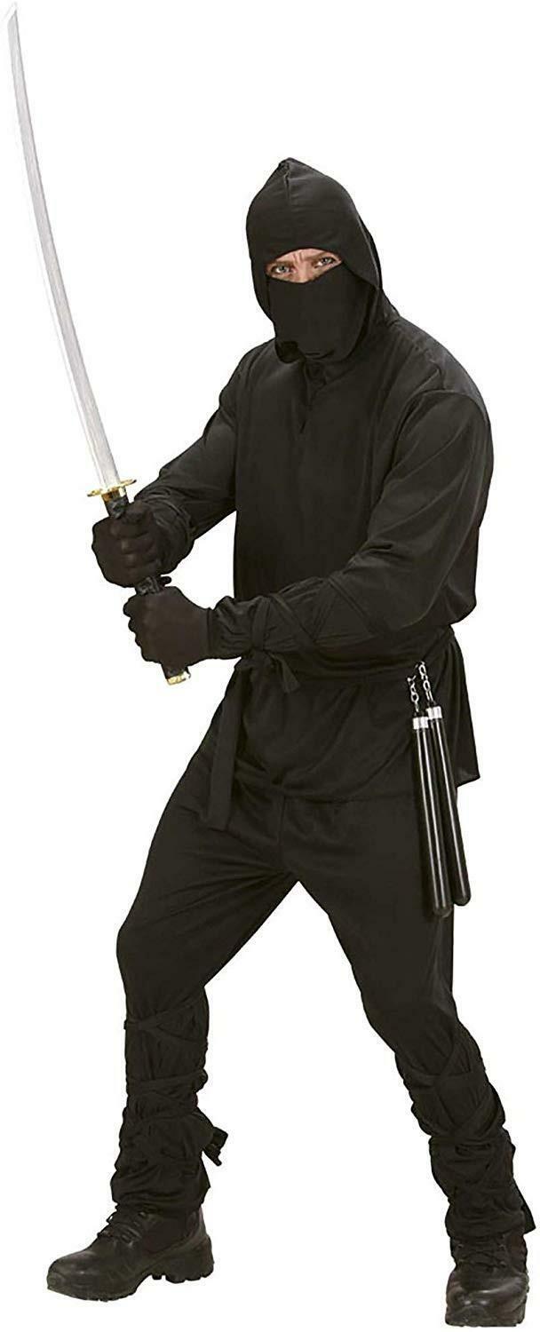 widmann costume ninja nero - taglia m