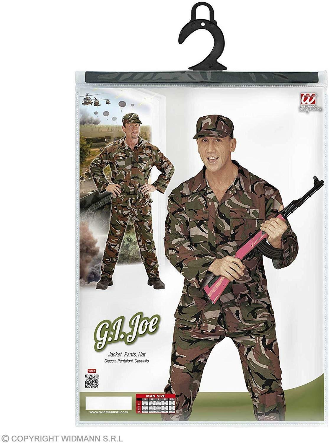 widmann costume soldato g.i. joe taglia l