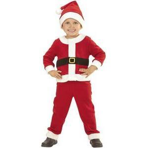 Costume babbo natale taglia 1/2 anni