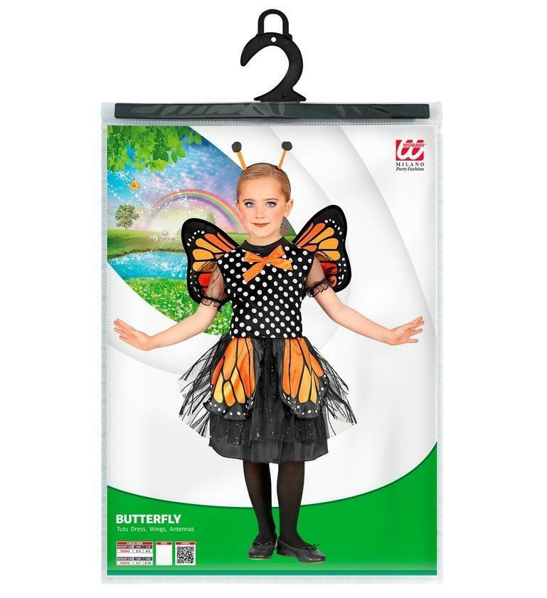 widmann costume farfalla taglia 4/5 anni