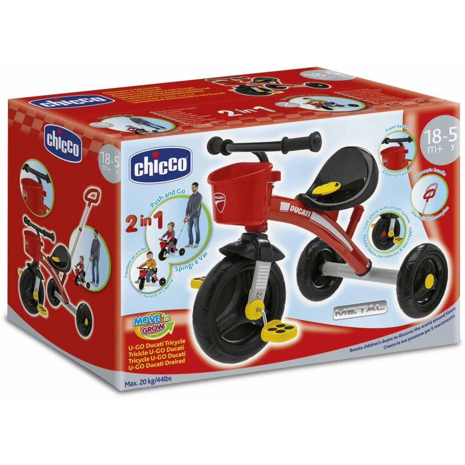 chicco triciclo u-go ducati - foto 4