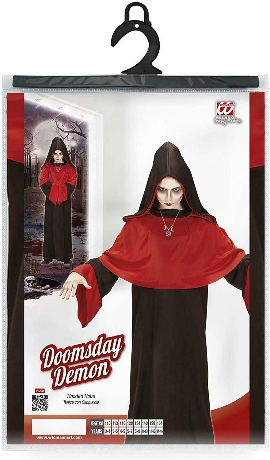 widmann costume demone 8/10 anni - 140 cm