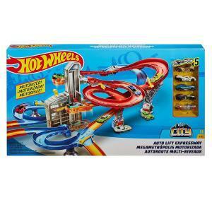 Hot wheels auto lift expressway trackset