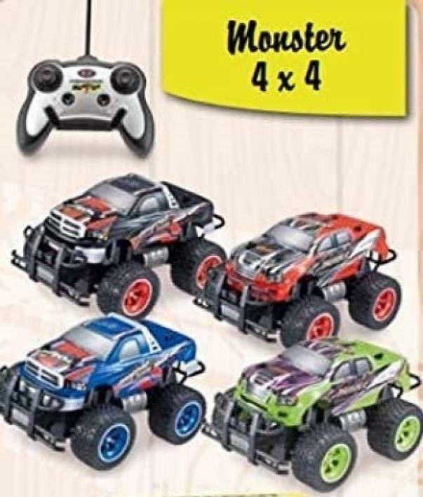 ods radiocom - monster 4x4 rc scala 1/18