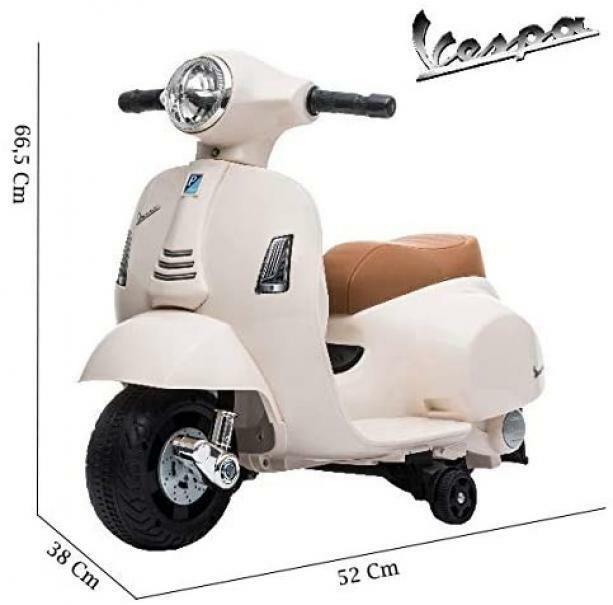 biemme mini vespa bianca 6v - foto 1