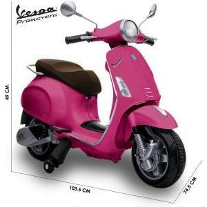 Vespa primavera rosa 12v