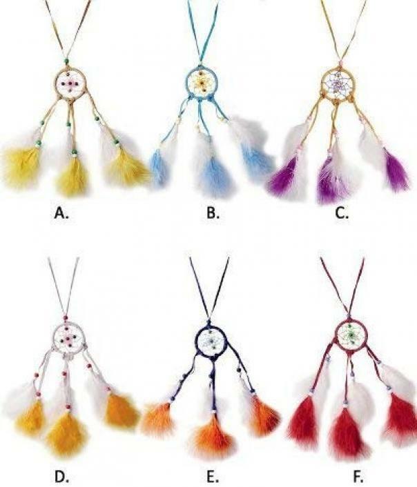 widmann collana dreamcatcher con piume