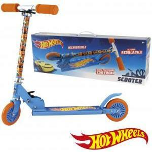 Hot wheels - monopattino pieghevole 2 ruote