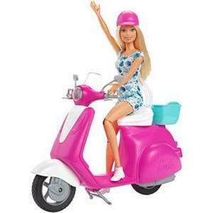 Barbie con scooter