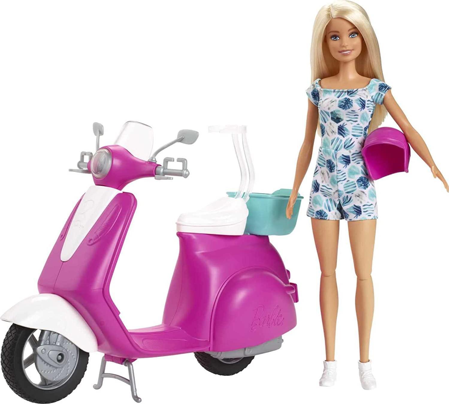 mattel barbie con scooter - foto 2