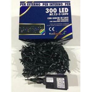 Catenaria 12 mt con 300 led con giochi di luce