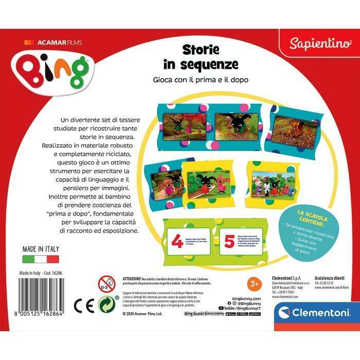 clementoni bing il gioco delle sequenze