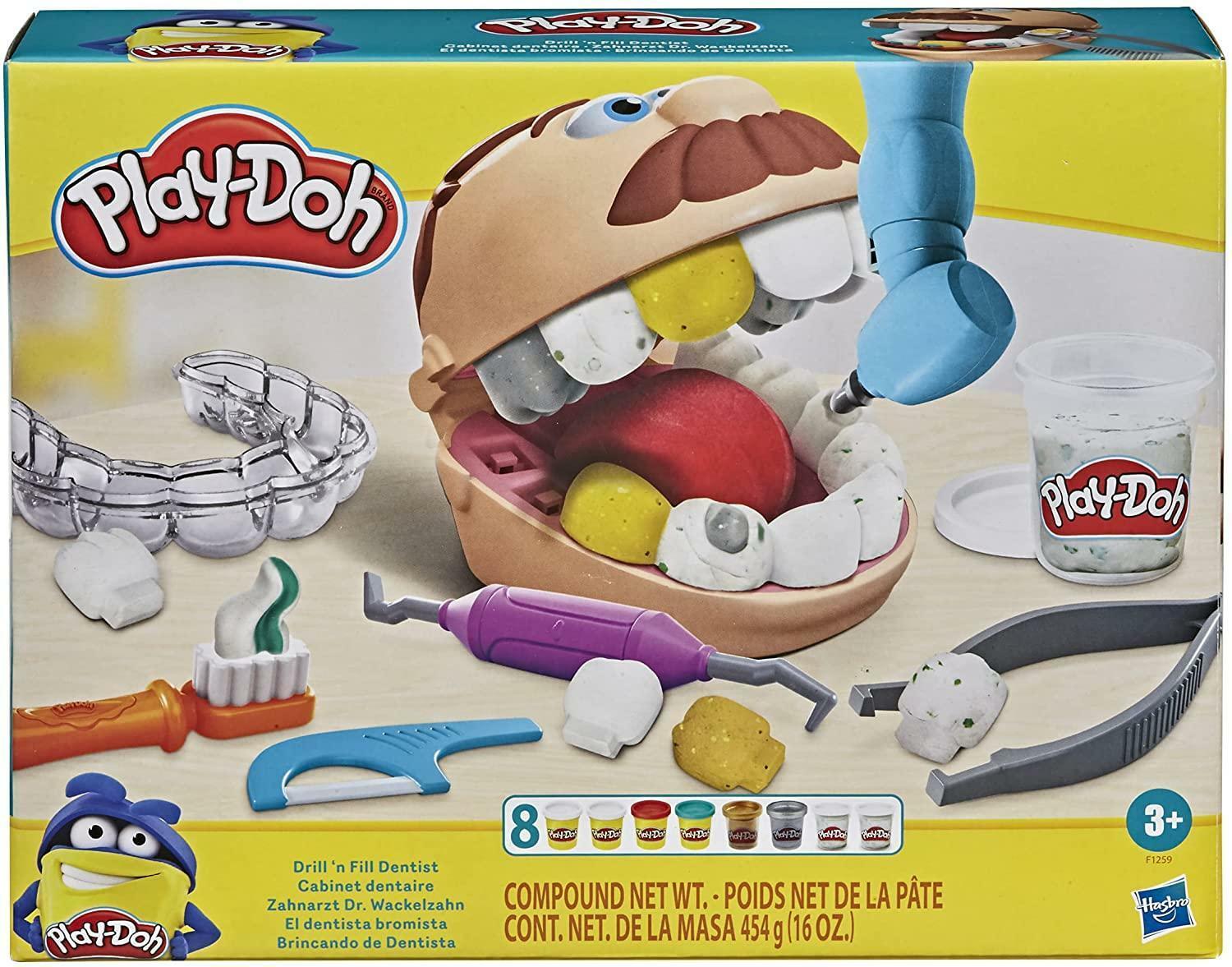 hasbro playdoh dottor trapanino