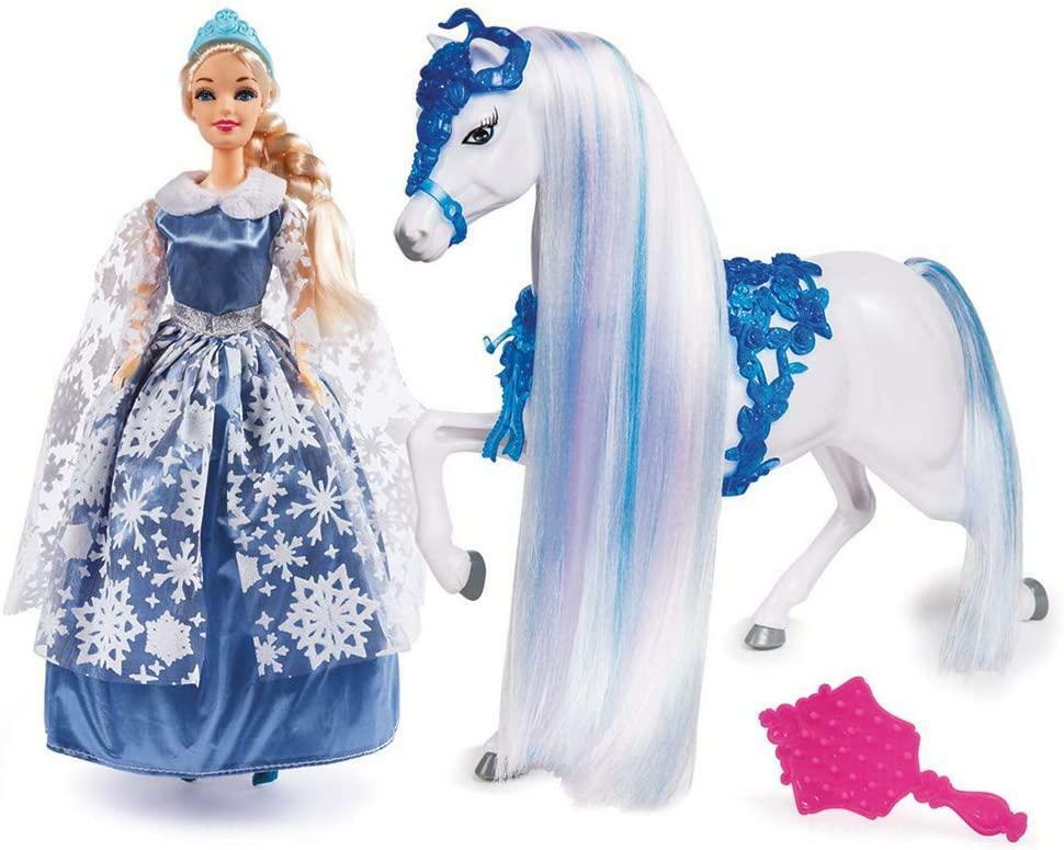 grandi giochi princess regina dei ghiacci con cavallo