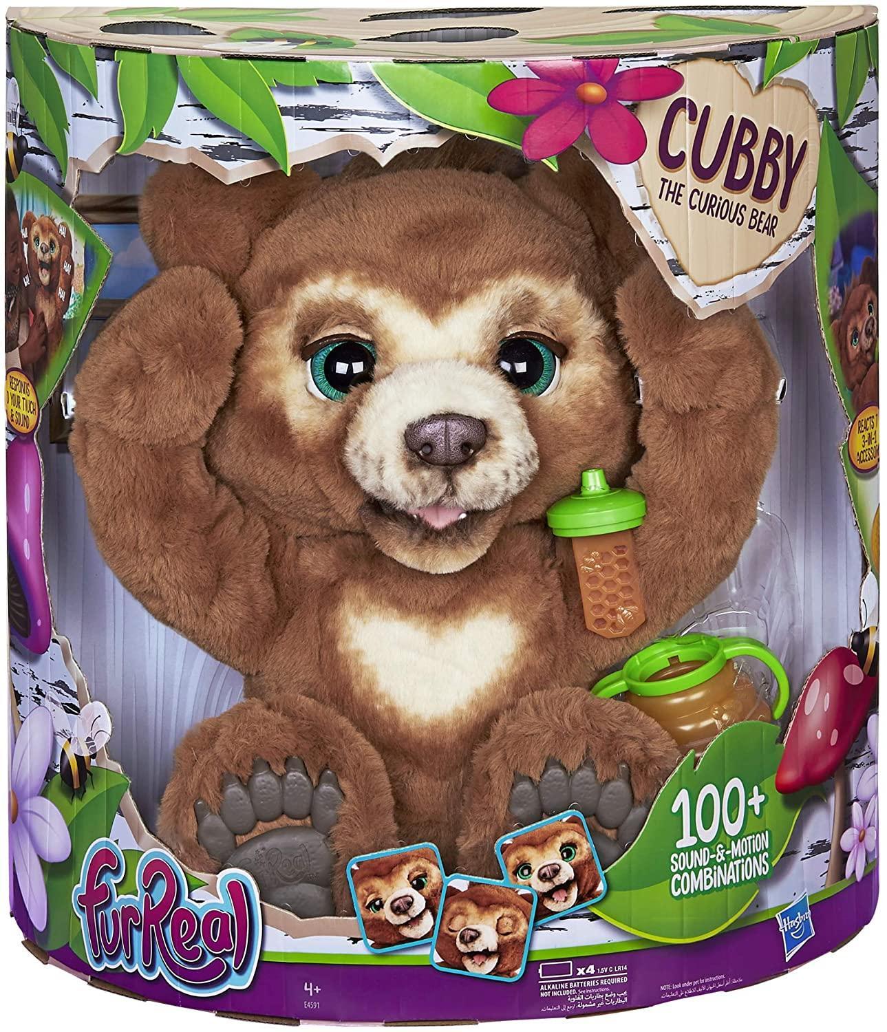 hasbro furreal cubby orsetto curioso