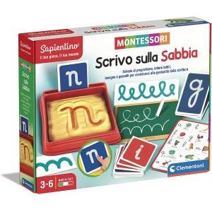 Montessori scrivo sulla sabbia