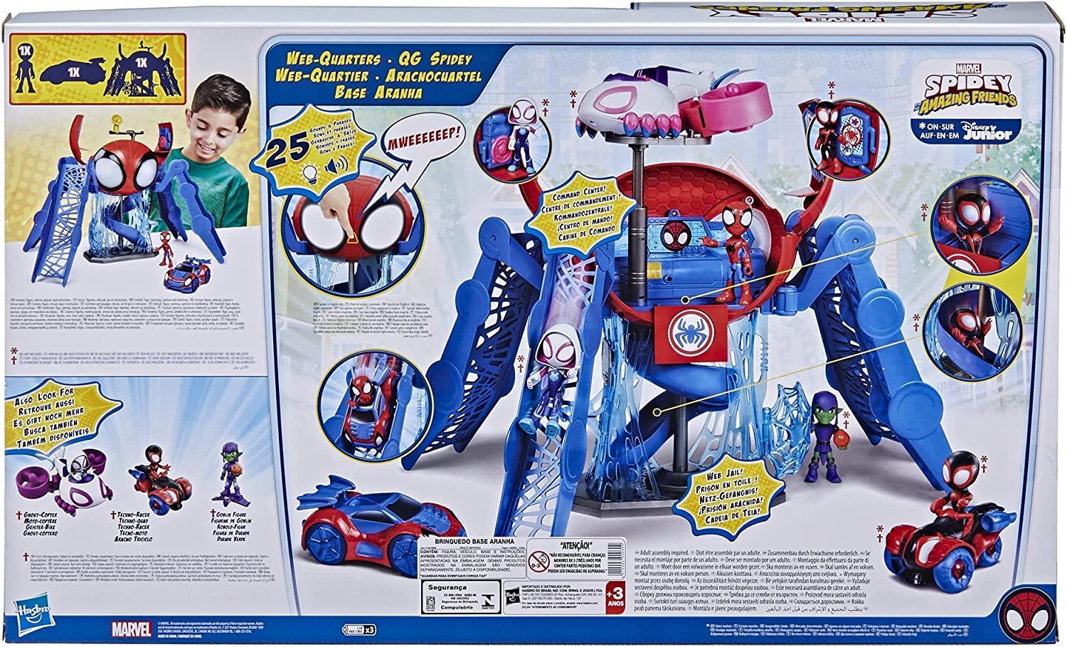 hasbro spidey amazing friends web quartiere