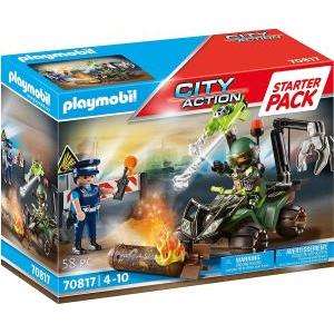 City action 70817 starter pack polizia artificieri in azione