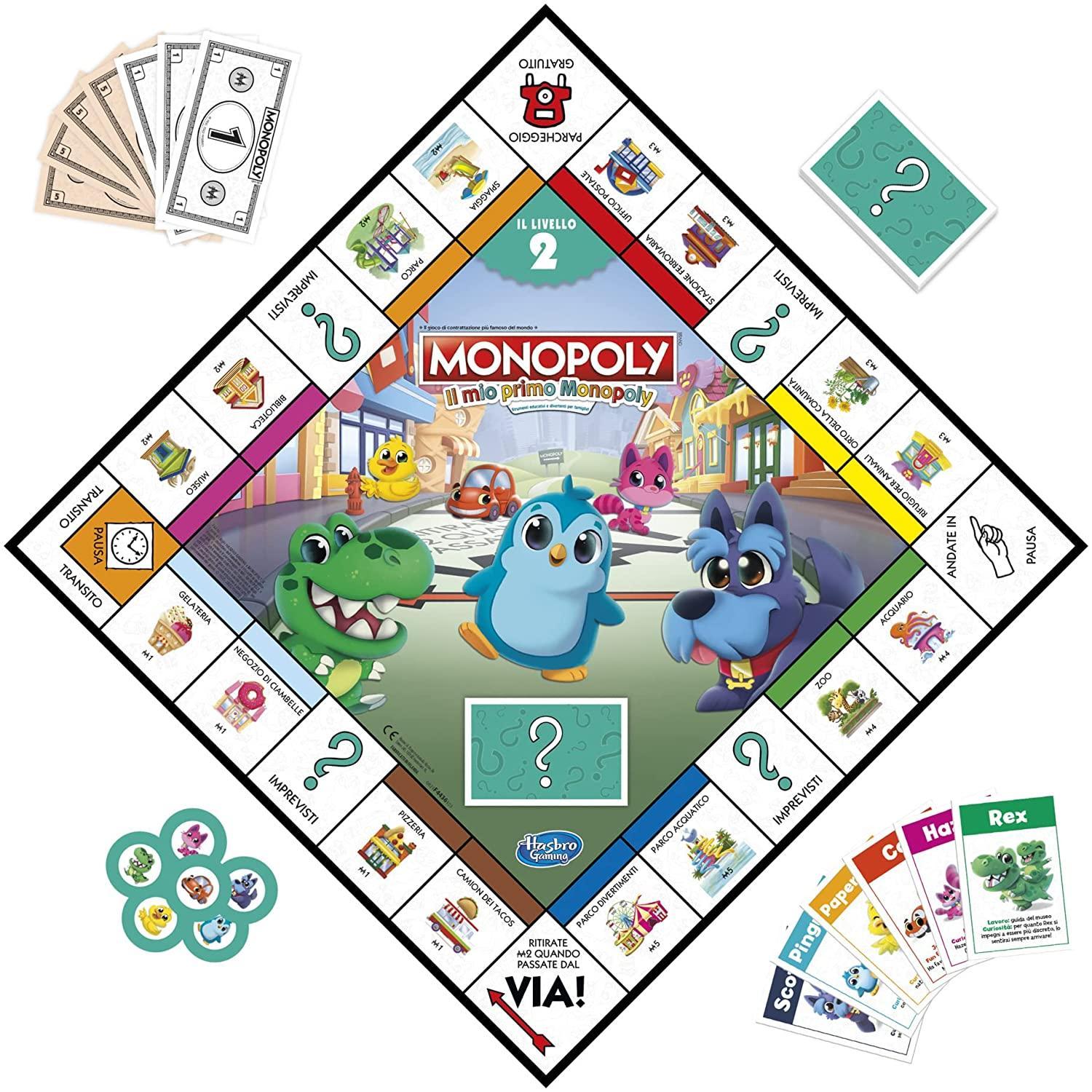 hasbro gioco il mio primo monopoly