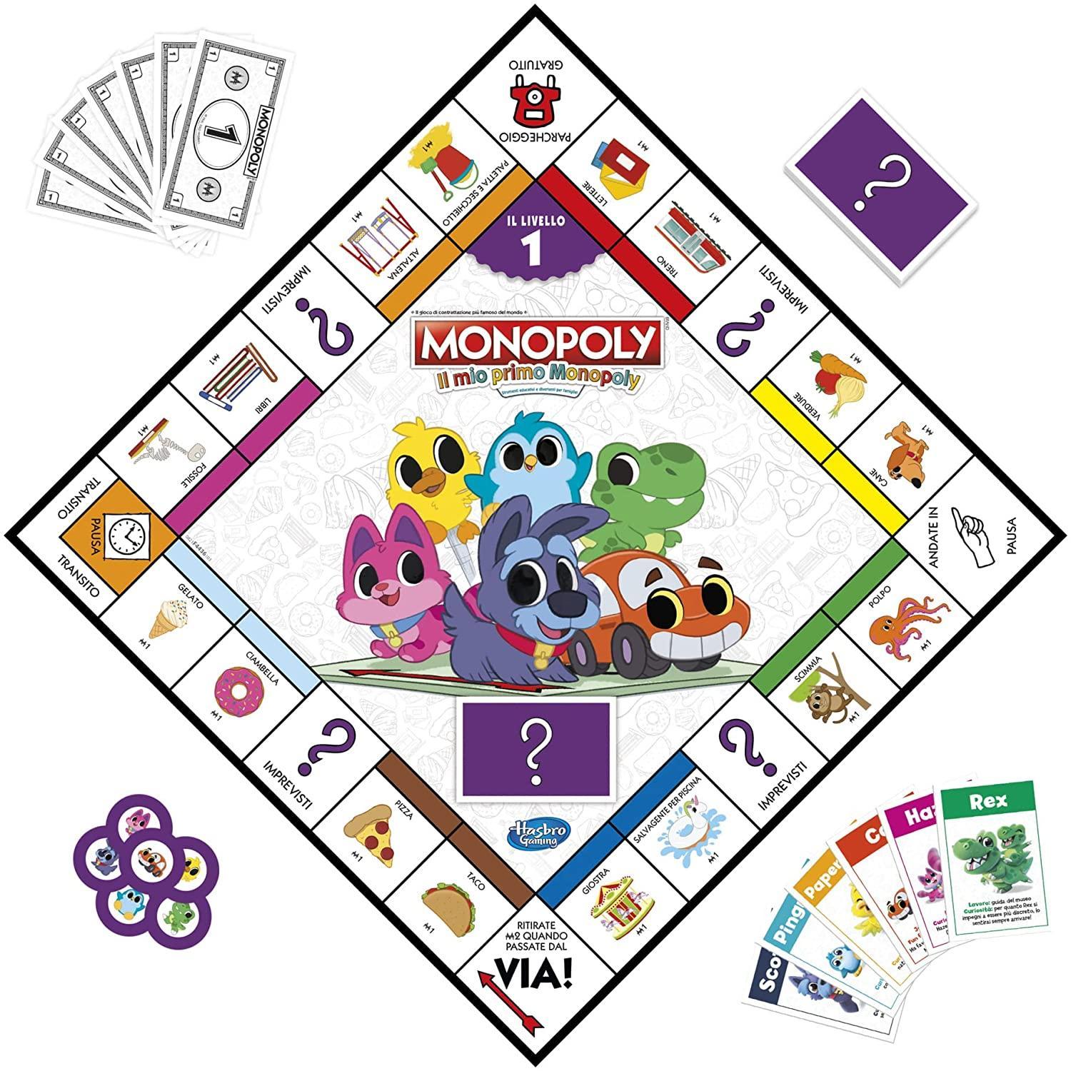 hasbro gioco il mio primo monopoly