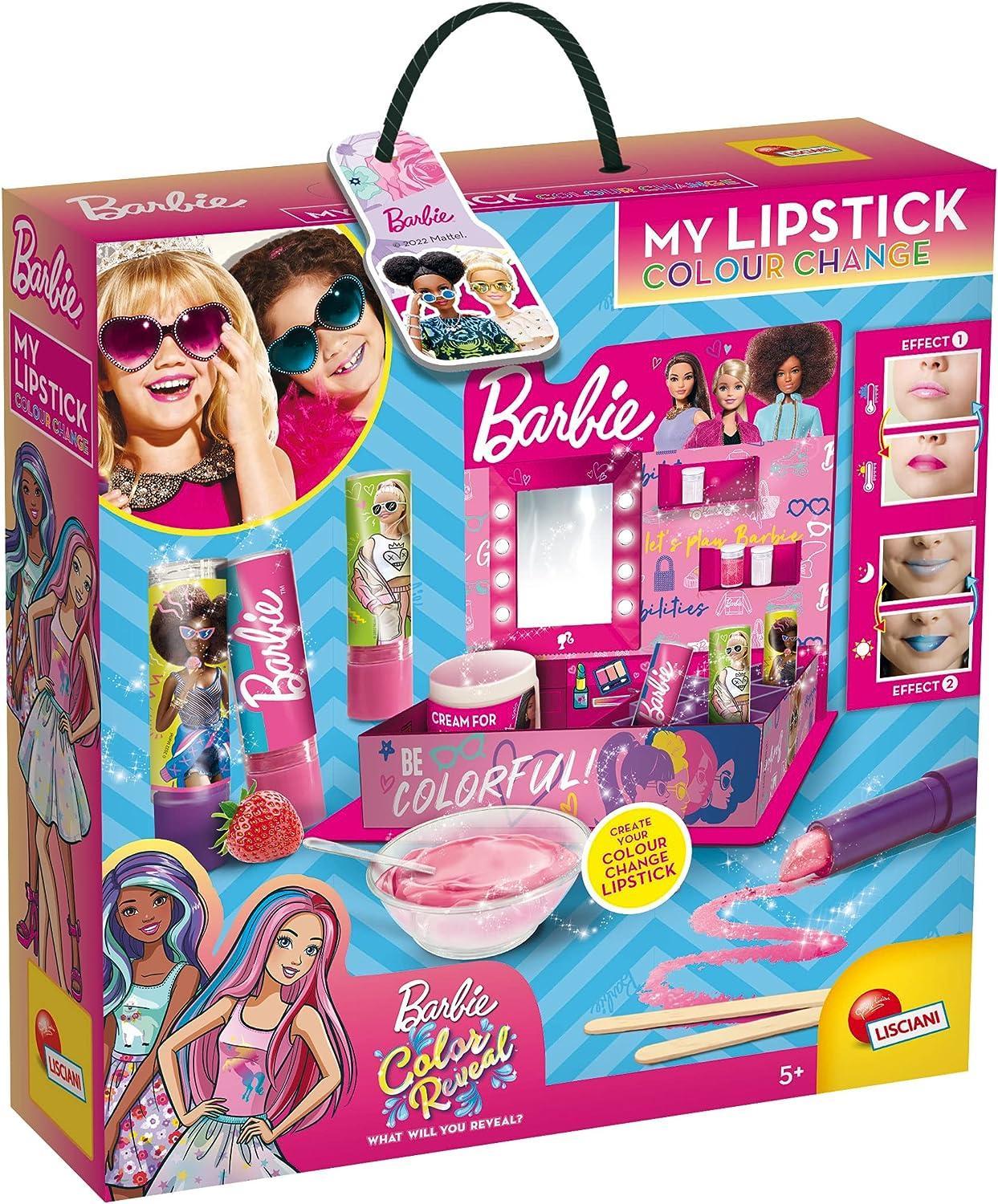 liscianigiochi barbie my lipstick color change