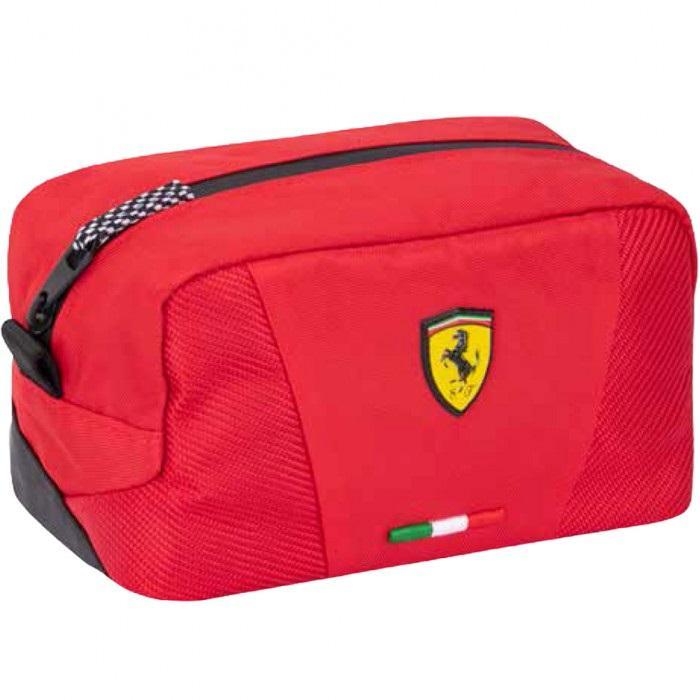 franco panini astuccio beauty trousse scuderia ferrari rosso