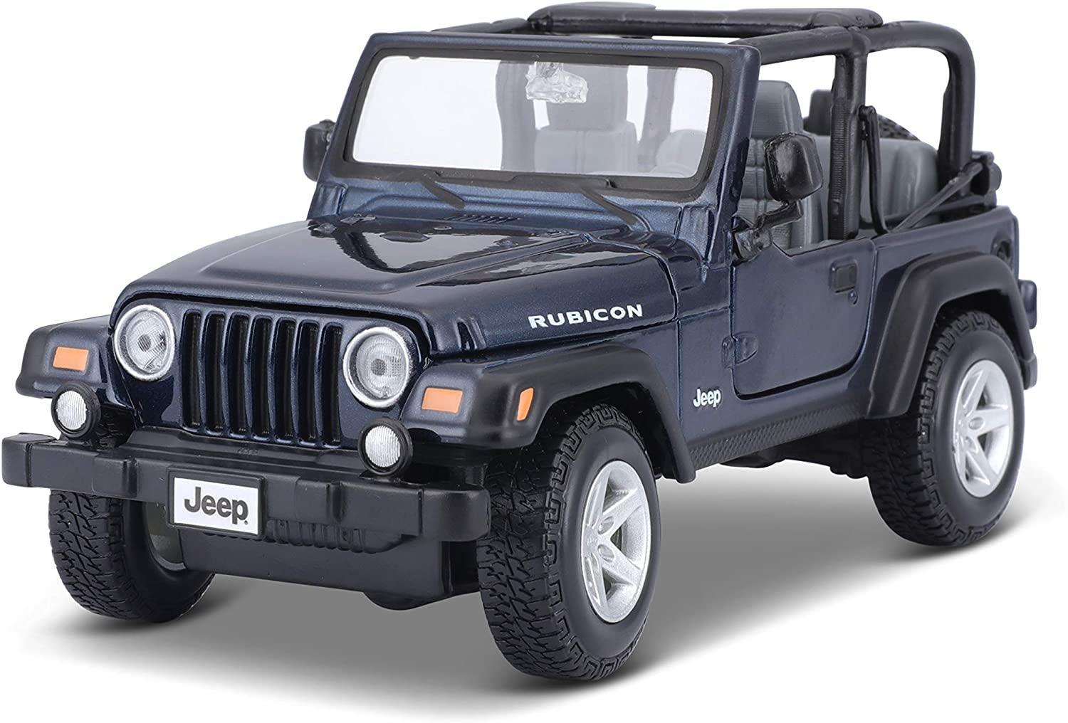 maisto jeep wrangler rubicon - scala 1/27