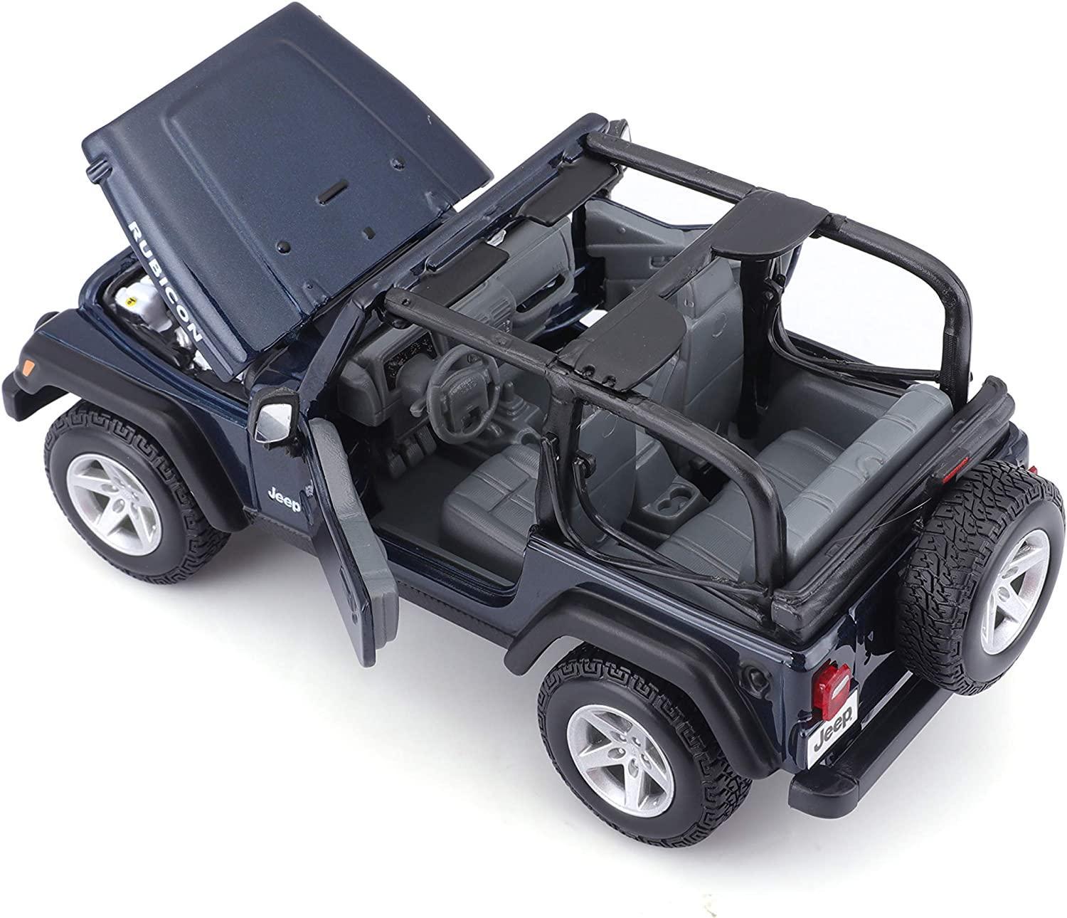 maisto jeep wrangler rubicon - scala 1/27