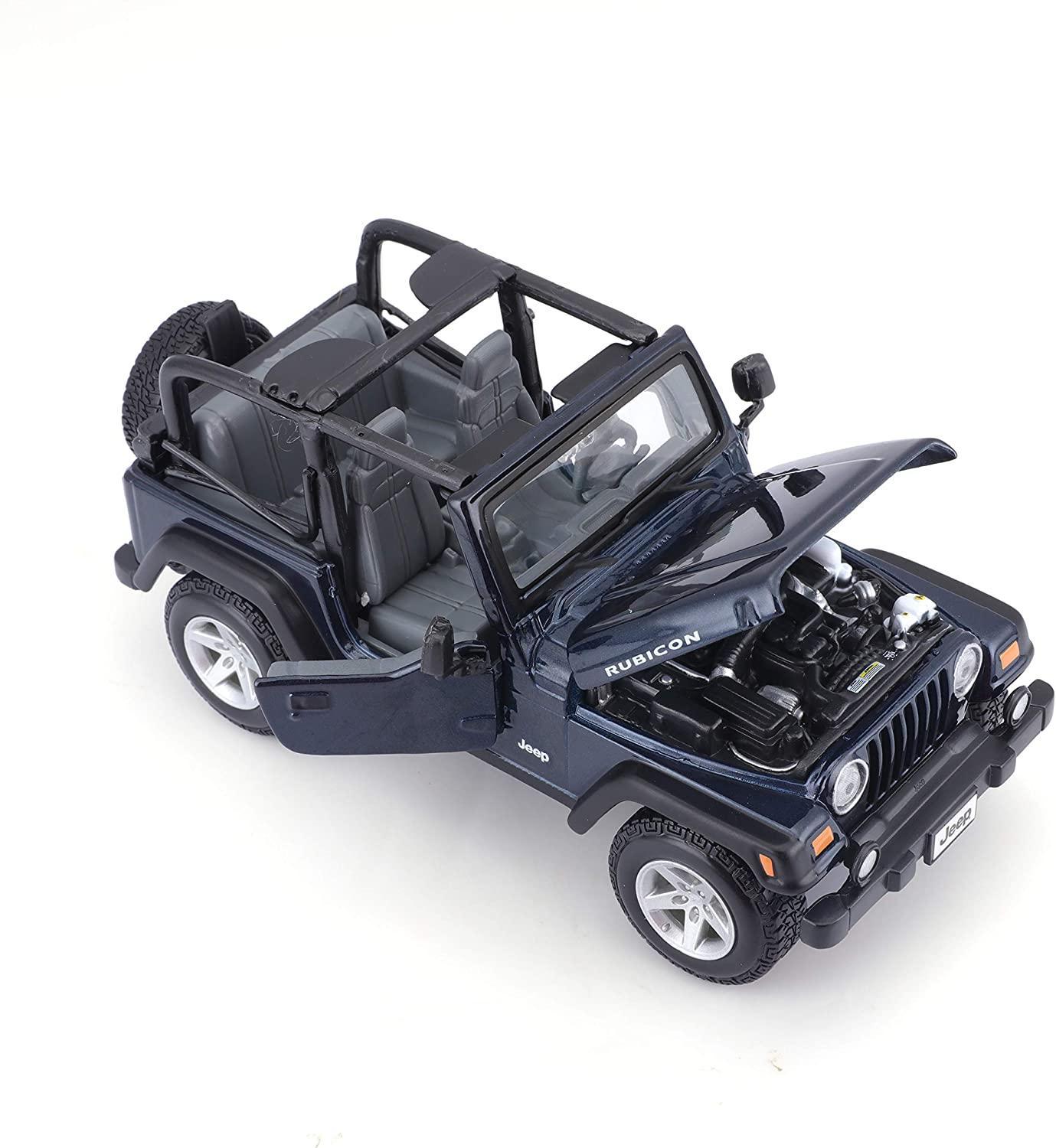 maisto jeep wrangler rubicon - scala 1/27