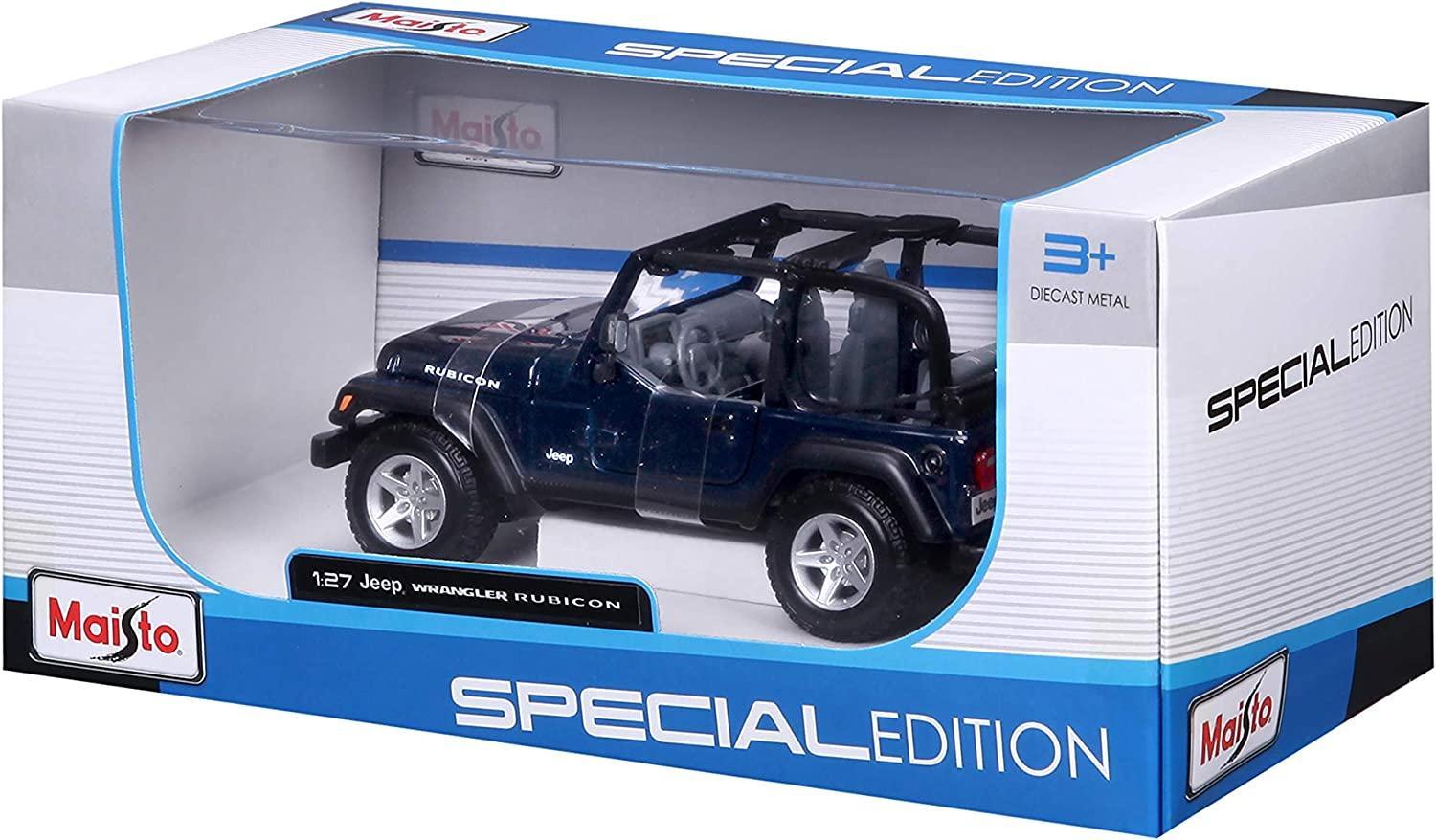 maisto jeep wrangler rubicon - scala 1/27