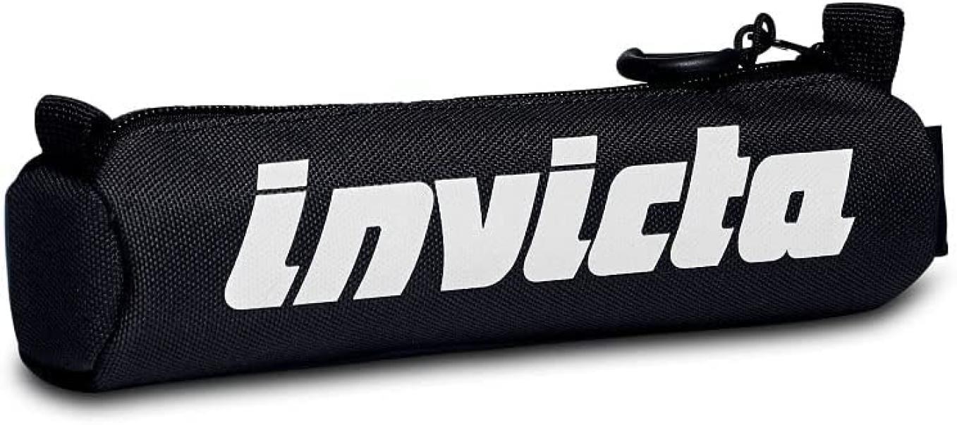 seven astuccio portapenne invicta loop logo - nero