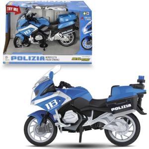 Moto polizia frizione luci e suoni