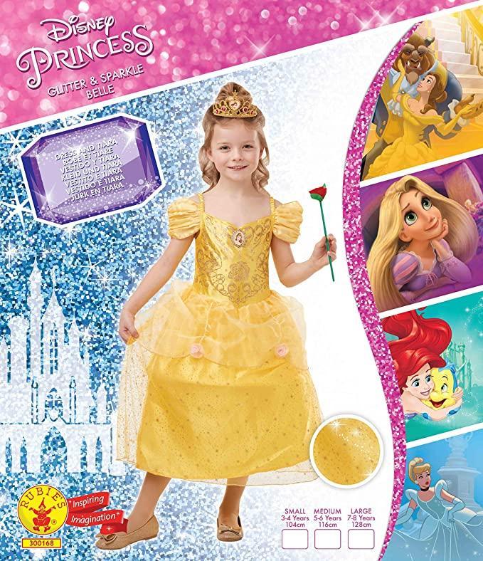 rubies costume principessa bella taglia 3/4 anni