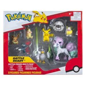 Pokemon confezione 8 personaggi battle ready