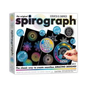 Spirograph scratch and shimmer