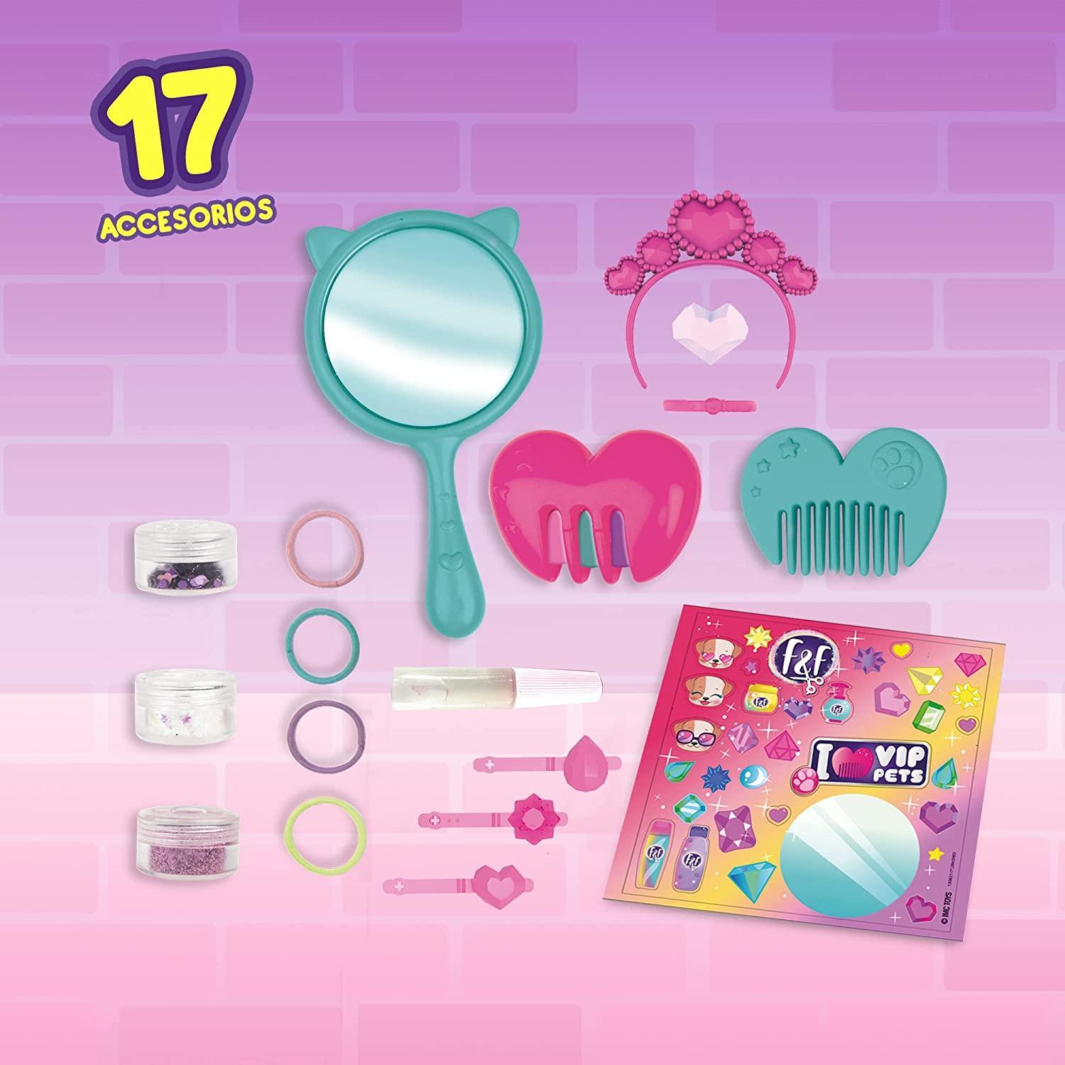 imc toys vip pets f&f hair salon glam gems