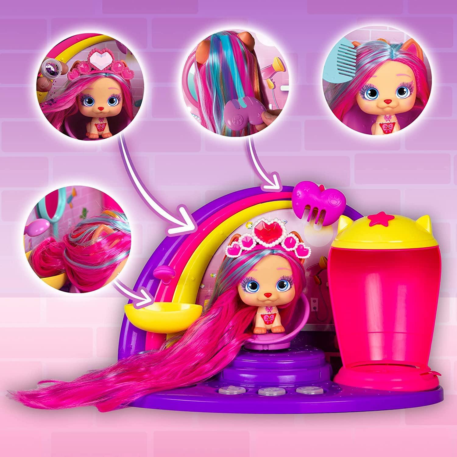 imc toys vip pets f&f hair salon glam gems