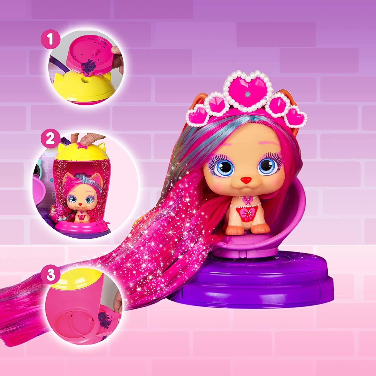 imc toys vip pets f&f hair salon glam gems