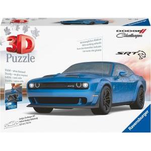 3d puzzle 163 pz dodge challenger srt blu